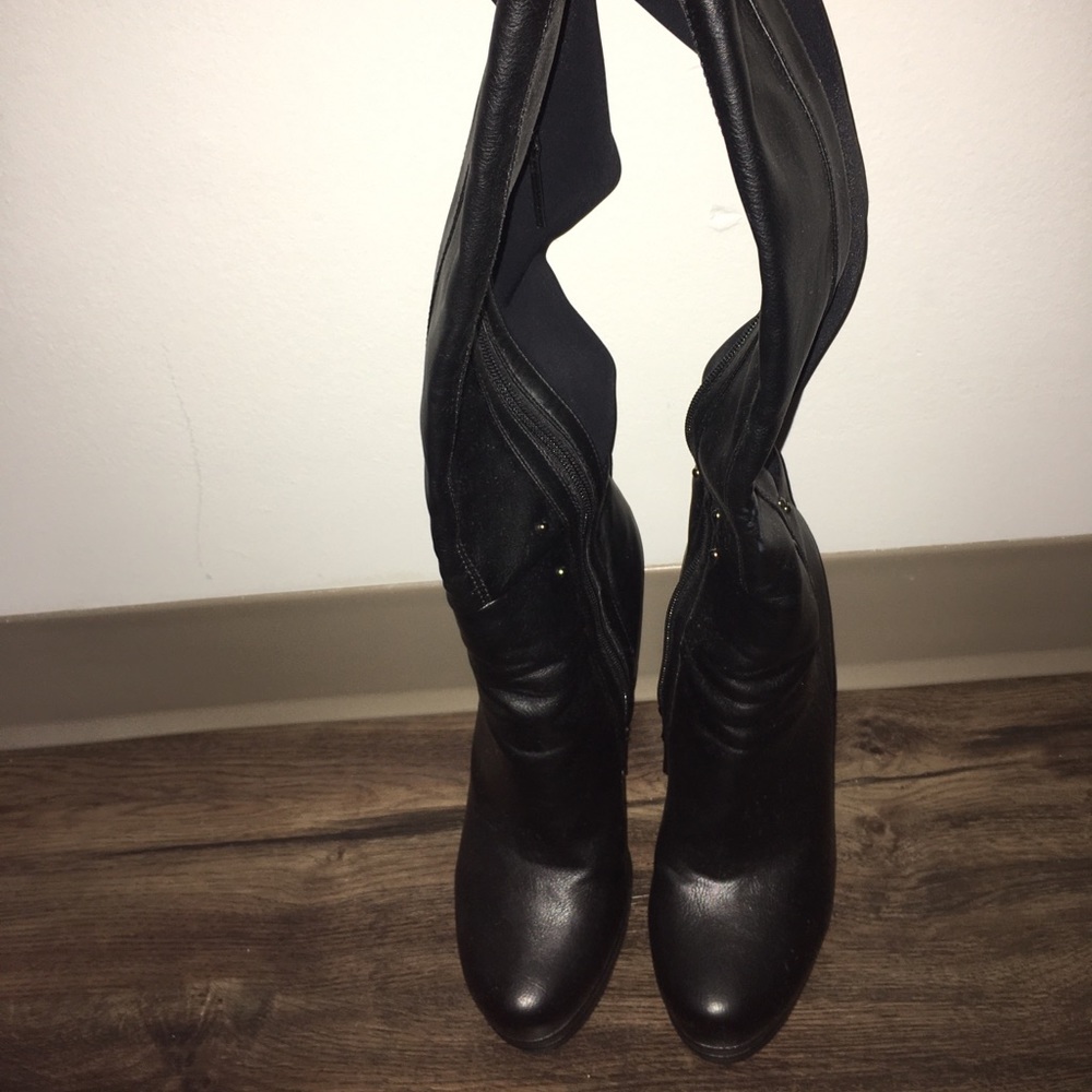 Black Over The Knee Boots